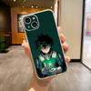 Shonen Anime-My -H-Hero -Academia Phone Case For iPhone17,16,15,14,13,12,Pro Max,16/15/14 Plus   Soft Silicone Transparent Cover