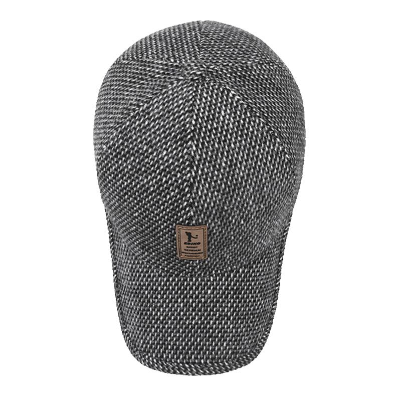 Autumn Winter Men Baseball Cap Warm Ear Protection Outdoor Sports Cap Ear Protection Cap