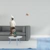Majestic Parrot Horse Resin Sculpture Artistic Animal Figurine Decorative Ornament for Desk Table