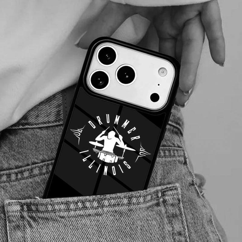 

Drum Drummer Music Dj Phone Case for iPhone 16e 15 14 13 12 17 Pro Max Plus Air 17pro Cover Coque iPhone 14 Pro