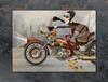 SZKLANA PŁYTA OCHRONNA NA KUCHENKĘ 70x52 MOTOCYKL