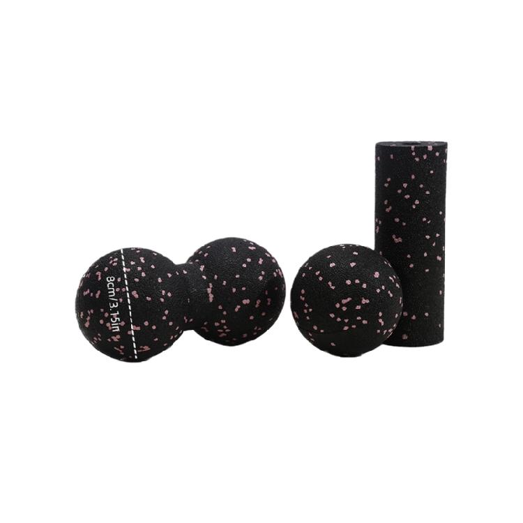 Exercise Ball And Muscle Recovery Roller Set Light Weigh Design Yoga Sphere And Massage Roller For Yoga Pilates Training