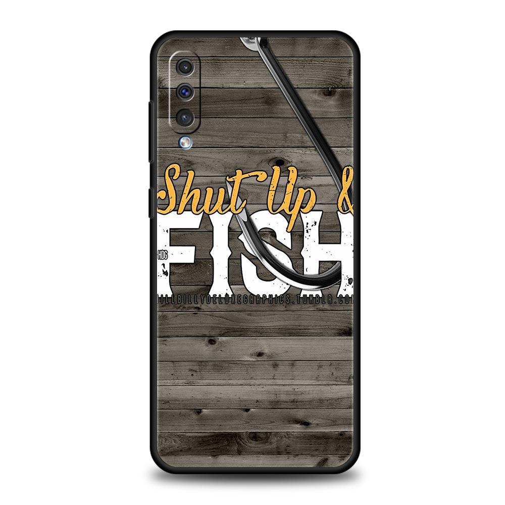 Hunting Fishing Man Phone Case for Samsung Galaxy A56 A36 A26 A16 A34 A24 A42 A22 A20 A12 A40 A30 A10 5G Soft TPU Cover Shell Samsung A03