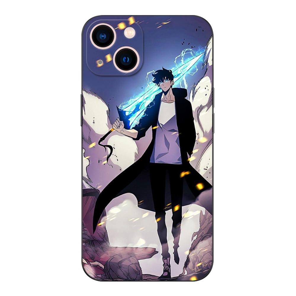 

Черный чехол Tpu для OPPO Reno 6 5 3 4 4Z 4F SE 5F 5Z PRO PLUS lite 6 6z 4G 5G solo leveling Sung-Jin-Woo OPPO Reno5Z