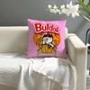 Kwaii Anime BBuldak RRameSn Kissenbezug Natürlicher Leinen Bio-Stoff Doppelseitiger Druck Sofa Heimdeko Kissenbezug