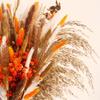 Autumn Elegance Dried Bouquet: Gypsophila, Pampas & Eucalyptus. Perfect for home, wedding & party decor. Shop now!