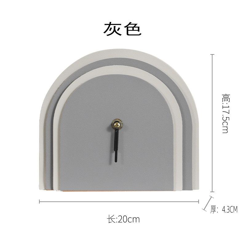 Luxury Modern Desk Clock - High-End Tabletop Art Ornament for Office, Study Room, Bookshelf & Sample Room, Elegant Timepiece Decor