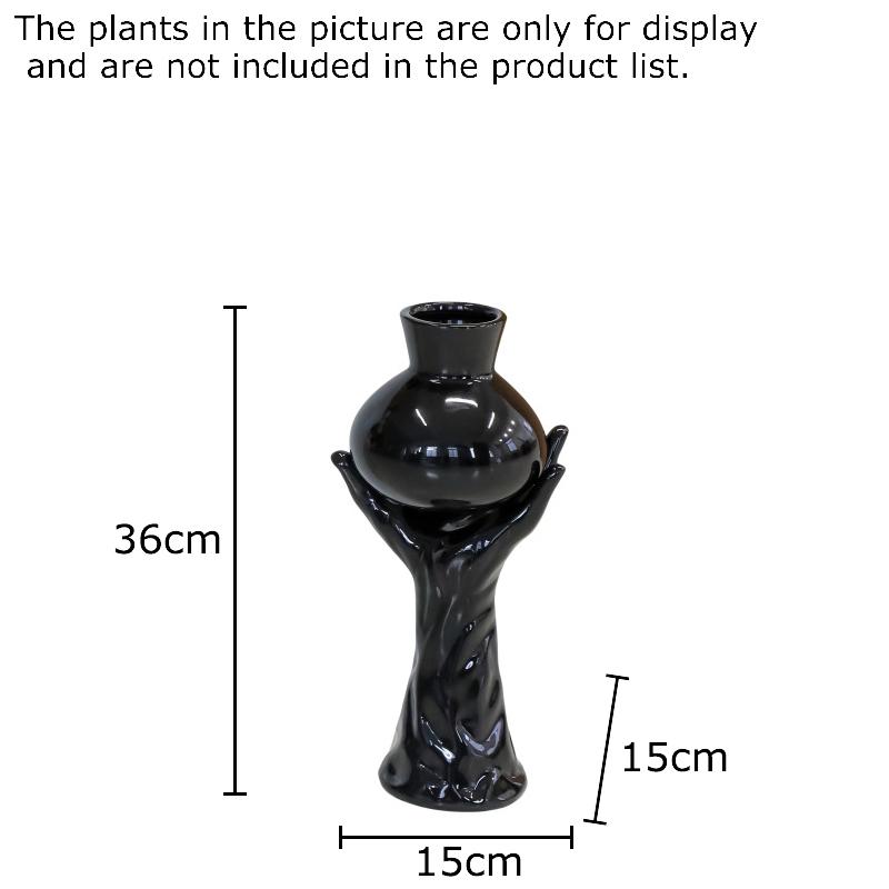 

Creative Arm Holding Vase Desk Decoration Flowers Arrangement Artificial Flower Decorative Floral Vases Room Aesthetic Decor