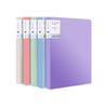 Morandi Double Clip A4 Folder for Students - Loose-leaf Test Paper & Office Document Storage