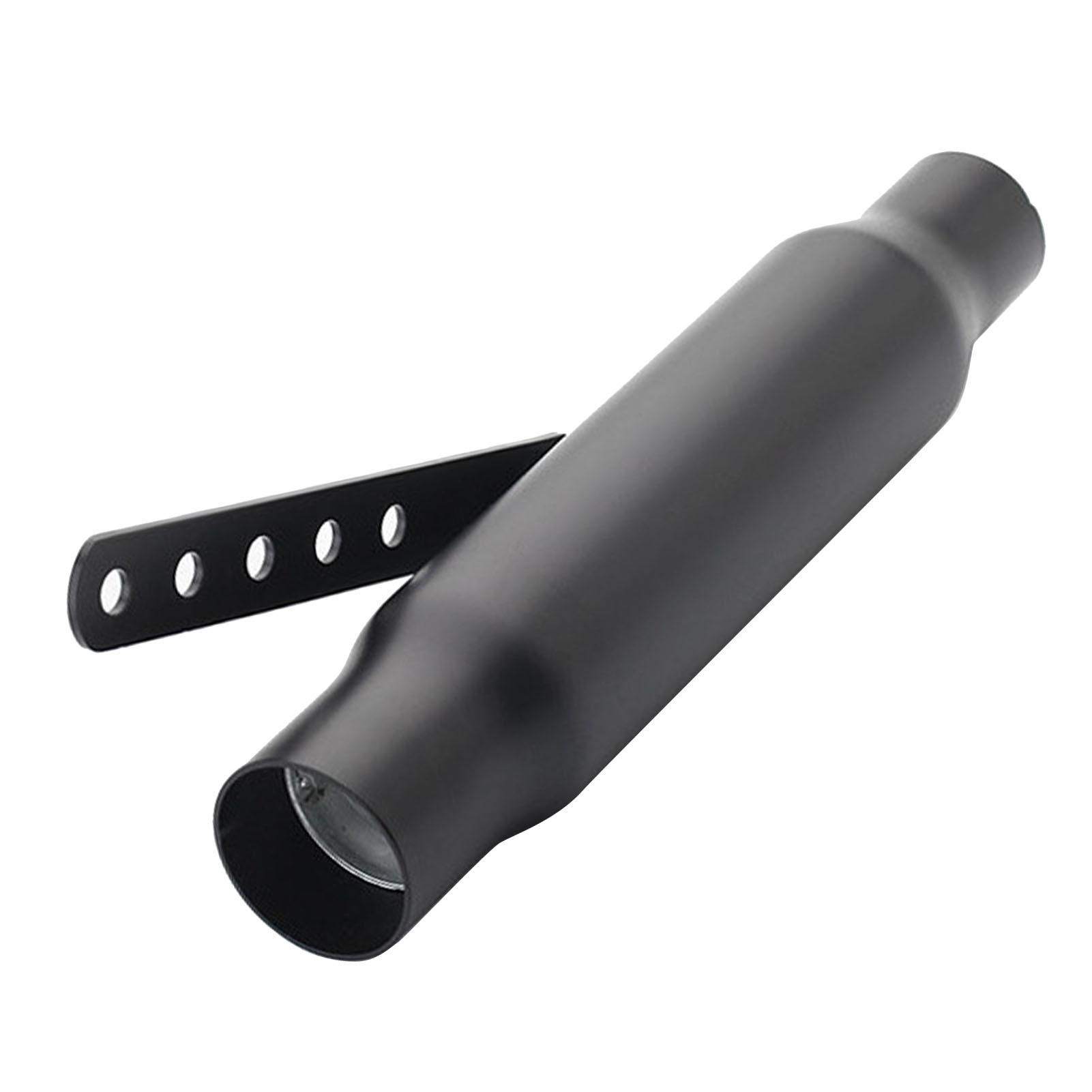 

Motorcycle Exhaust Pipe Stainless Steel Noise Reduction Muffler Silencer Pipe Universal for Motorbike Type A Black Black