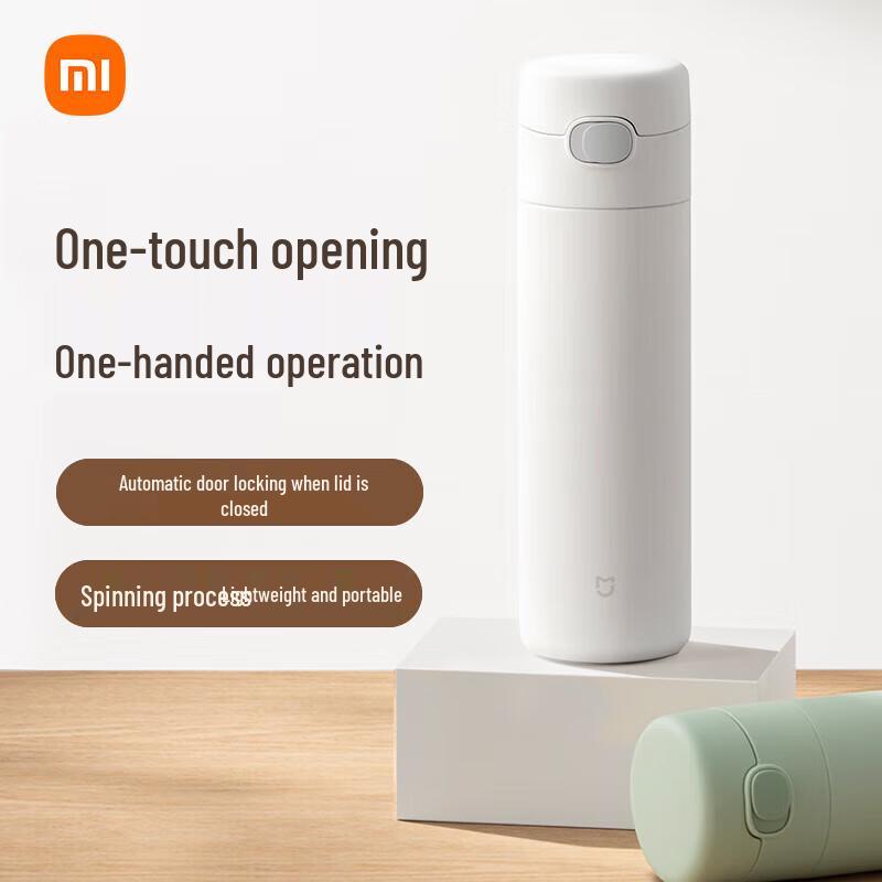 Xiaomi Mijia 316L Stainless Steel Pop-Up Lid Thermos