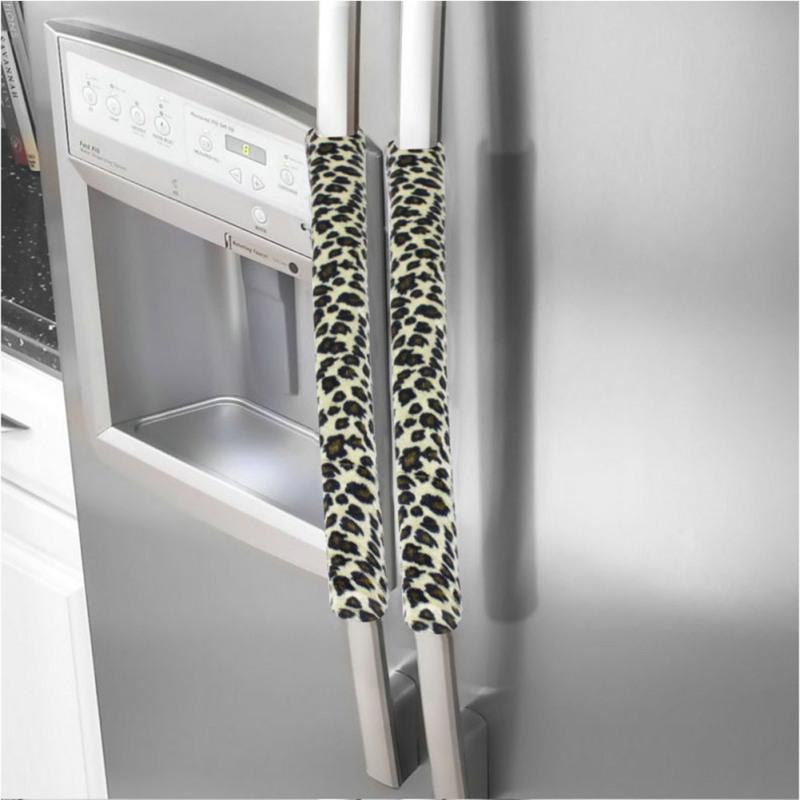 2Pcs Practical Refrigerator Handle Cover