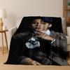 3D JIMIN Solo KPOP Singer Flannel Blanket,Warm and Cozy Soft Throw Blanket for Home Bedroom Bed Sofa Picnic Office Cover Gift