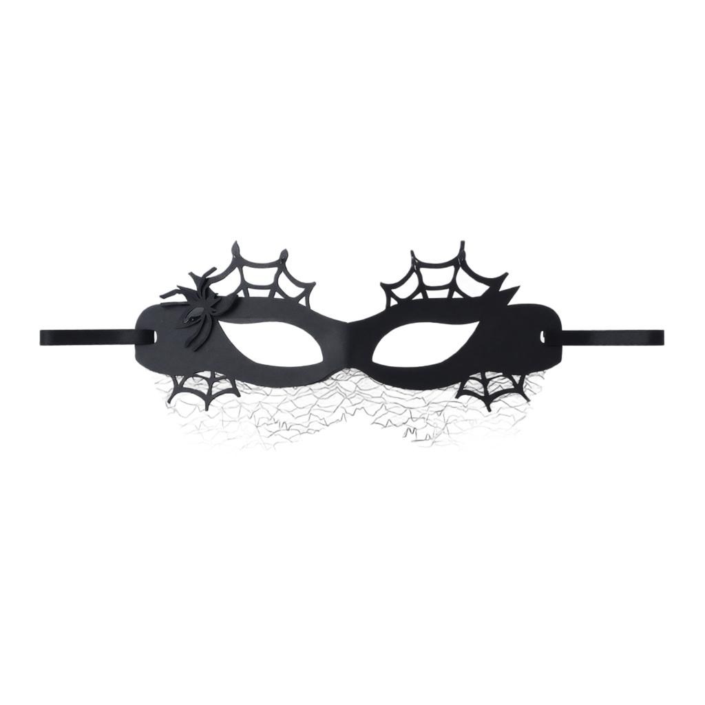 Non-Woven Halloween Half Face with Design for Costume Party Role Play