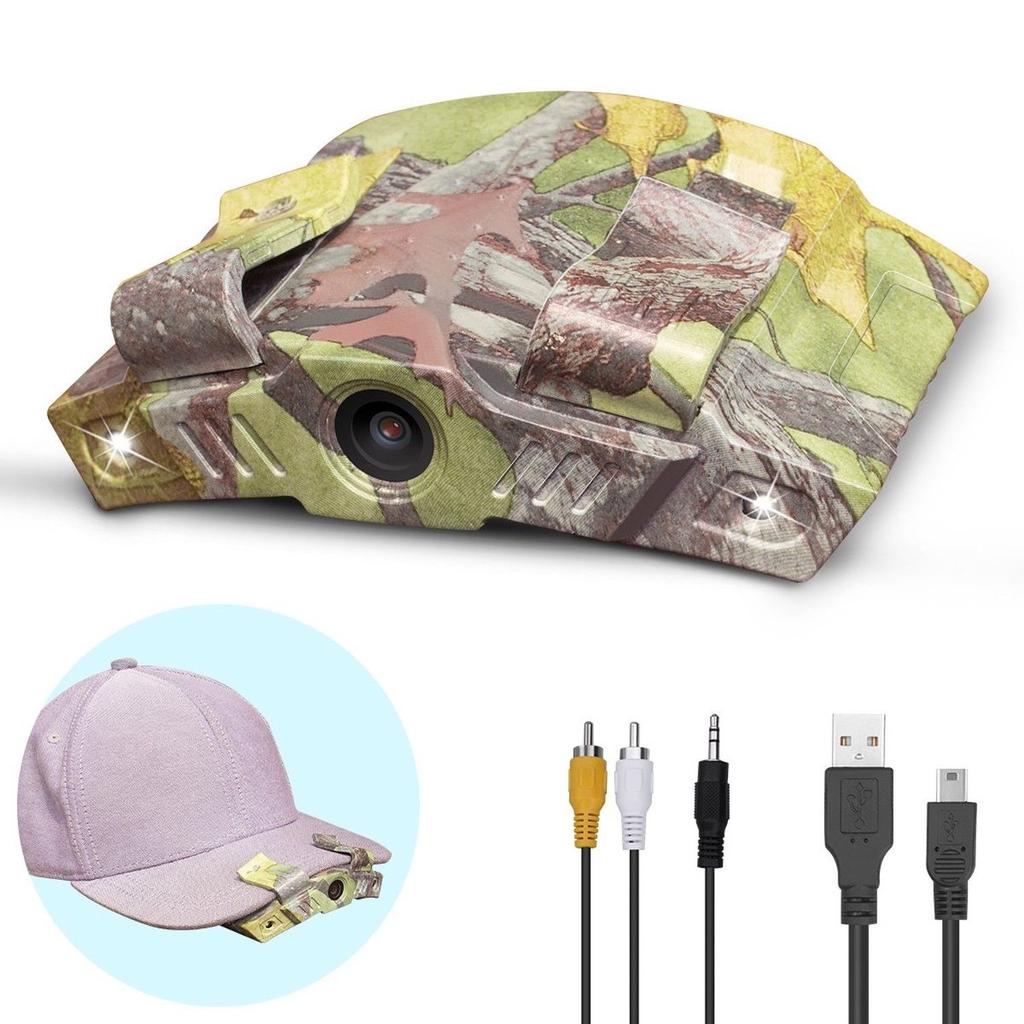 Buy Ultra HD 1080P Hat Brim Camera 120° Wide Angle Lens Outdoor Sport 2