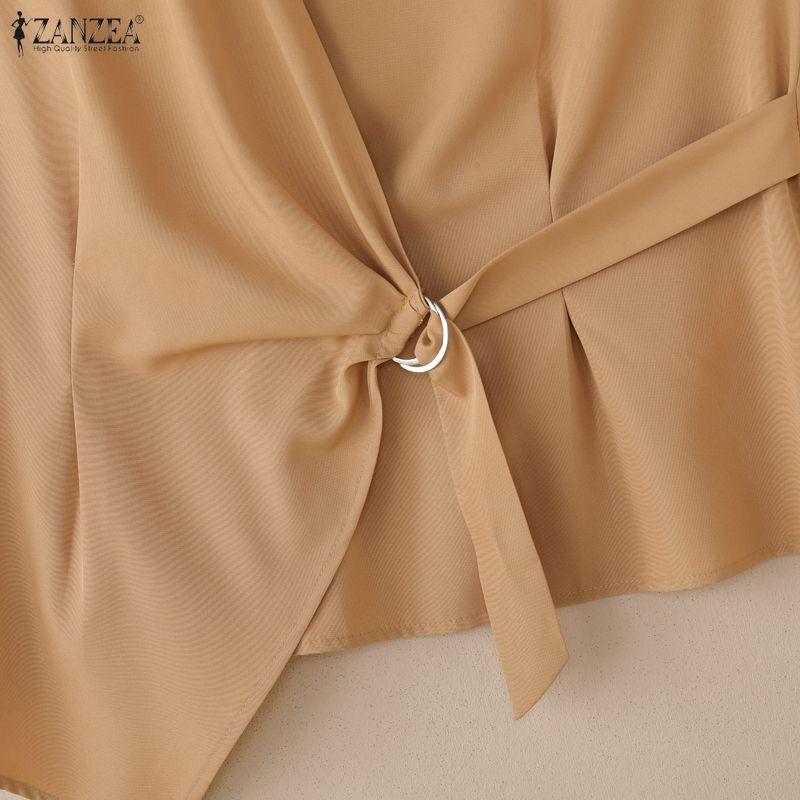 ZANZEA Women Casual Round Neck Solid Color Sleeveless Tank Tops