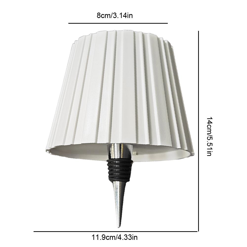 Weinflaschenlampe, LED-Tischlampe, Atmosphären-Nachtlicht, 3-farbig, stufenloses Dimmen, wiederaufladbare Touch-Control-Weinflaschenlampe