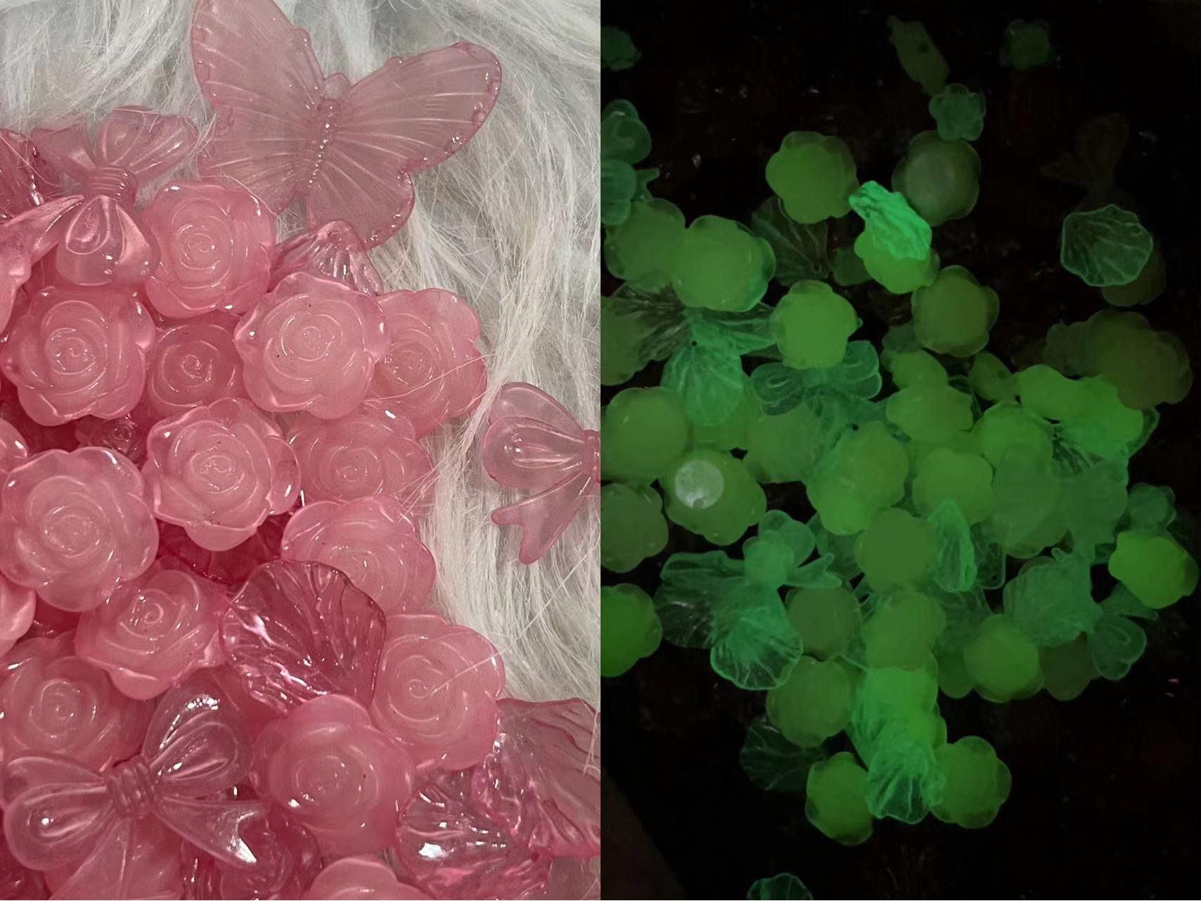 

Светящаяся ледяная пудра Барокко DIY кремовый клей для бисероплетения 10g