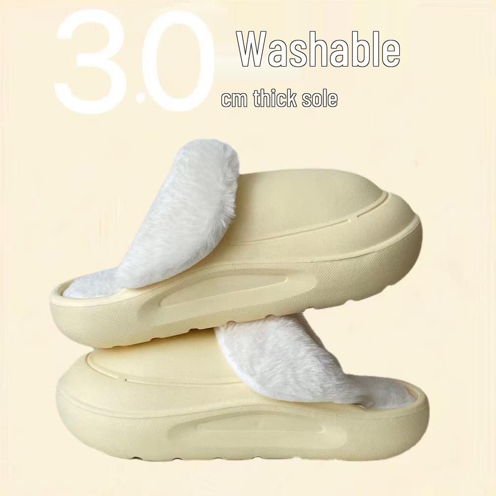 

Зимние хлопковые тапочки унисекс: Съемный, моющийся, нескользящий, модный и теплый — идеально подходит для дома и повседневных прогулок. Size 42/43 (runs small) жёлтый