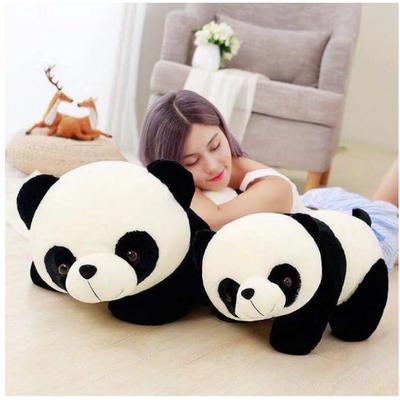 Giant Panda Doll Plush Toy Bear Doll Black and White Bamboo Leaf Panda Pillow Grab Machine Doll Girl Gift