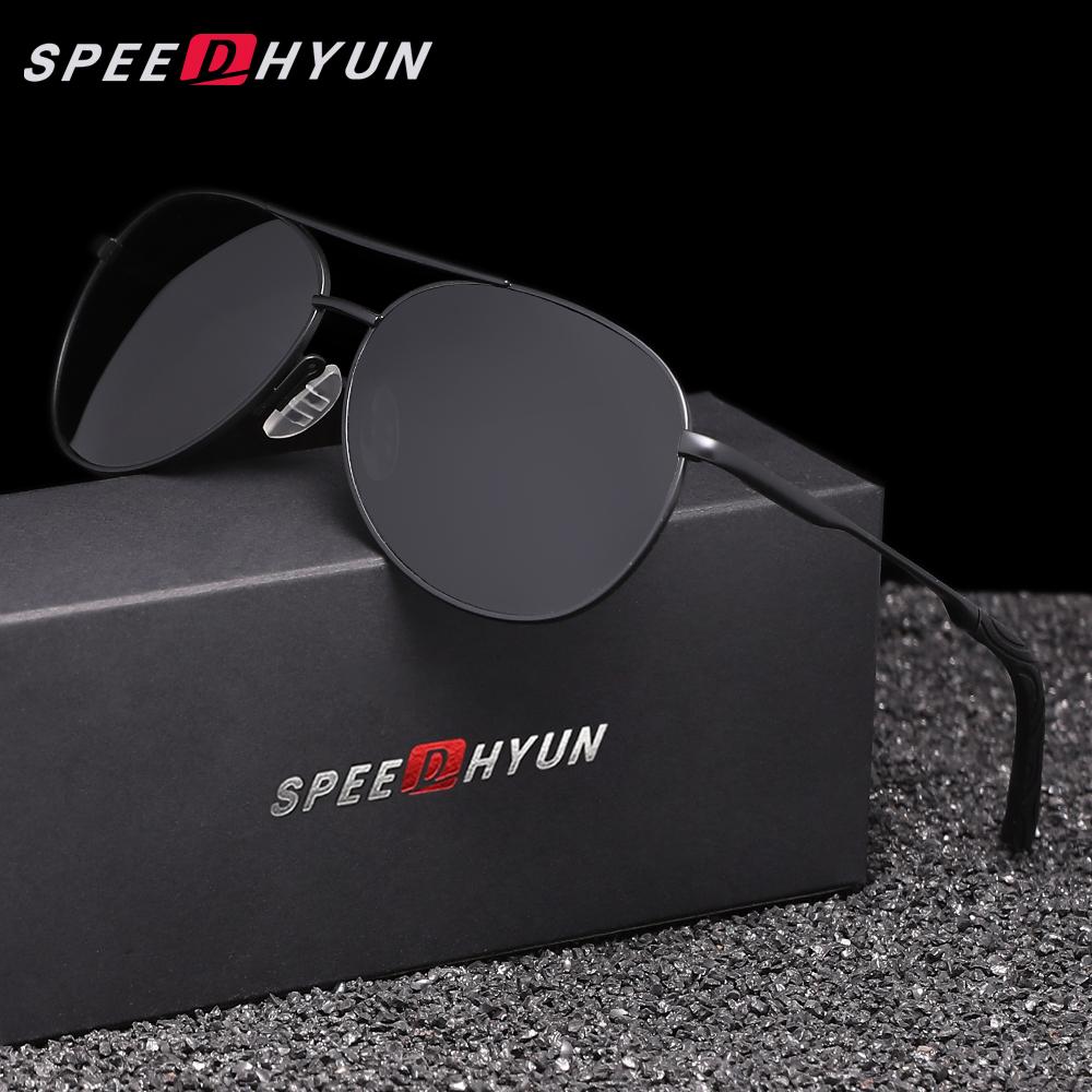 

SPEEDHYUN Классические поляризованные солнцезащитные очки с антибликовым покрытием для автопутешествий чёрный