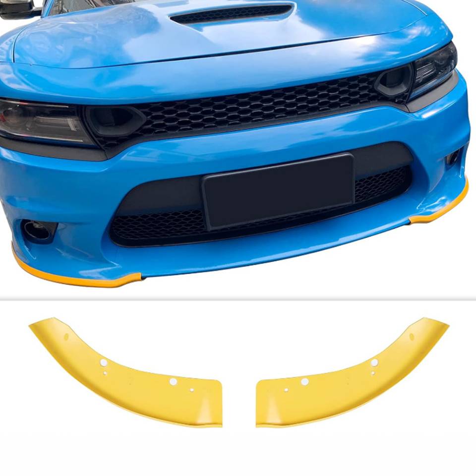 Car Front Bumper Lip For Dodge Charger 2015-2021 Hellcat/SRT 392 / Scat Pack/RT Scat Pack/GT/RT Splitter Protector Trim