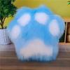 Cross-Border Long Plush Cat/Panda Paw Cushion Cover for Sofa/Bed
