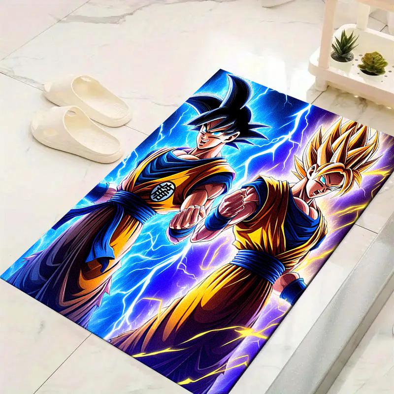 Son Goku Carpet Rug for Living Room Bedroom Home Sofa Decoration,Kids play Non-slip Floor Mat