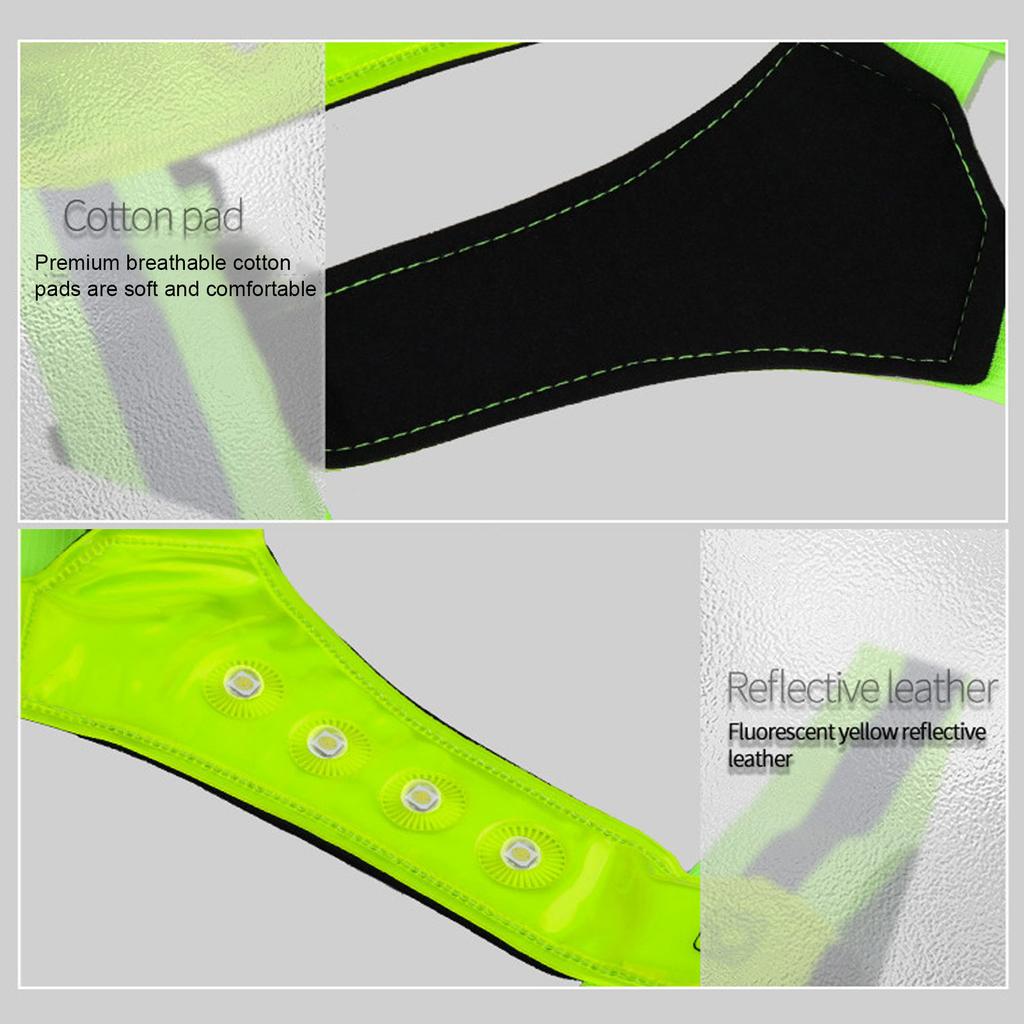 Black Unisex Sporting Knee Support Adjustable Silicone Spring Hollow Open Type Knee Brace