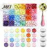 Wax Melting Spoon Seal Kit, with Beads And Candles Set, Artistic Set Stamp for DIY Crafting Wedding Invitations Tool