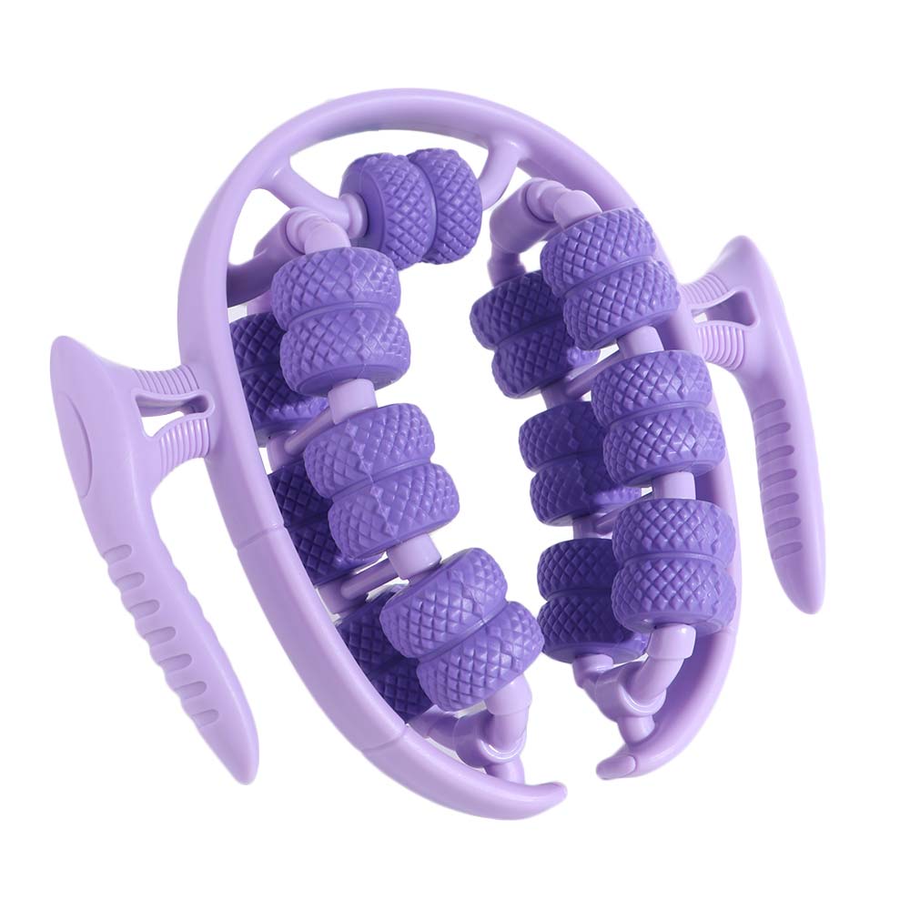 26 Wheel Cellulite Massager 360-degree Rotation Manual Muscle Massager Roller Yoga Fitness