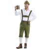 Cosplay Fancy Dress Halloween Party Costume Carnival Outfit Adult Men's Bavarian German Beer Festival Short Sleeve