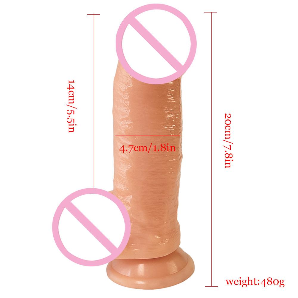 Realistic PVC Dildo with Suction Cup - Female Orgasm & Couples' Play Toy