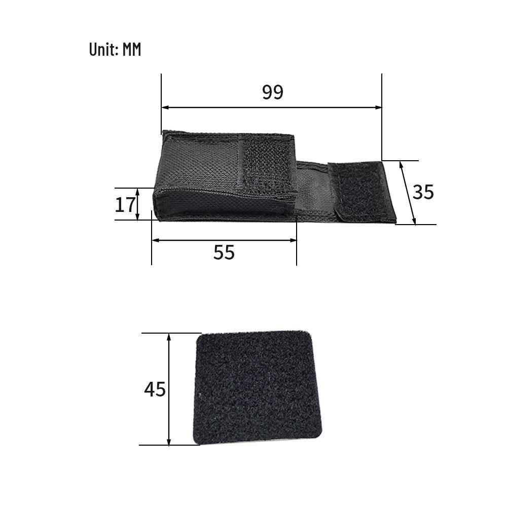 9V Active Pickup Battery Pack with Velcro-Compatible Oxford Bag and Battery Box