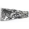 Soft Bohemian Hair Bands, Elastic Wide Edge Sweat Absorbent Headbands for Women