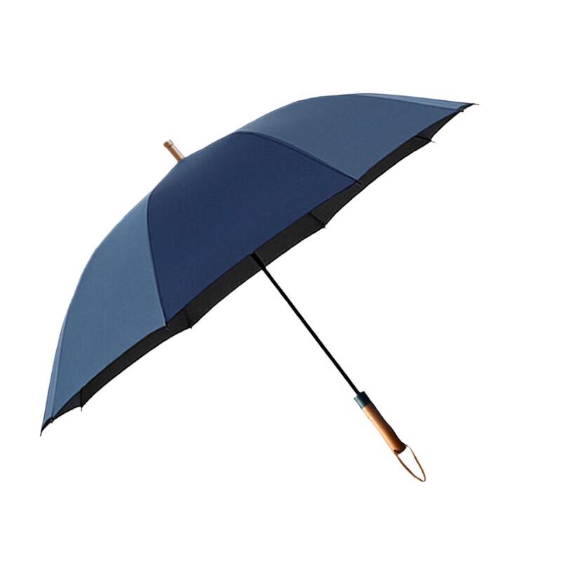 Red Leaf Extra Large Windproof Straight Umbrella