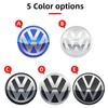 For VW Volkswagen Jetta MK5 Golf 4pcs 56mm 60mm 65mm 70mm 75mm Car Wheel Center Hub Cap Sticker For Volkswagen VW CC GTI Polo Go