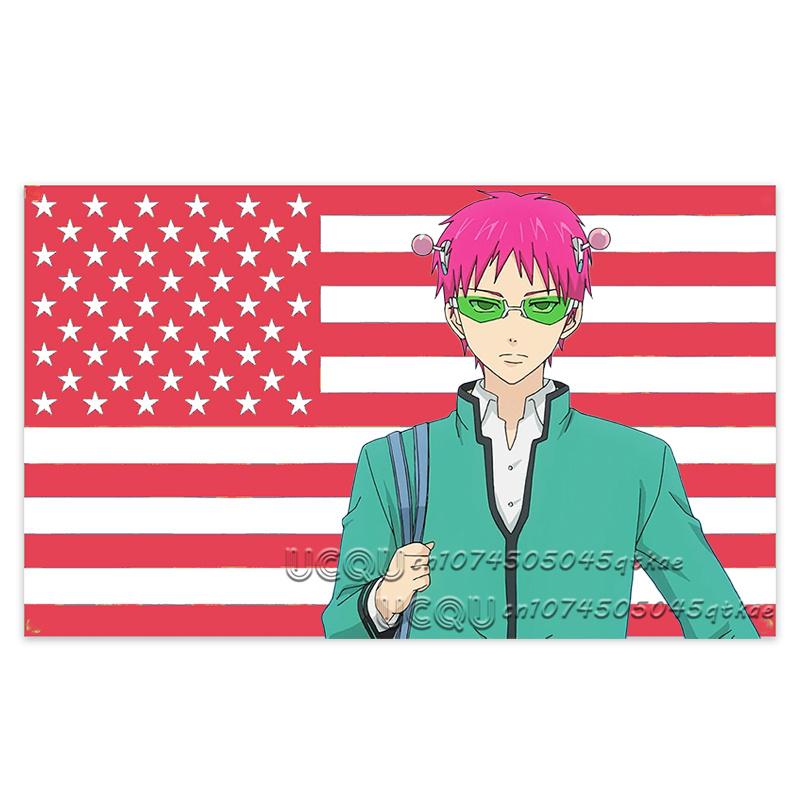 New American Flag Nanxiong Qimu Anime Tapestry Dormitory Bedhead Decoration Sofa Living Room Background Decoration Cloth