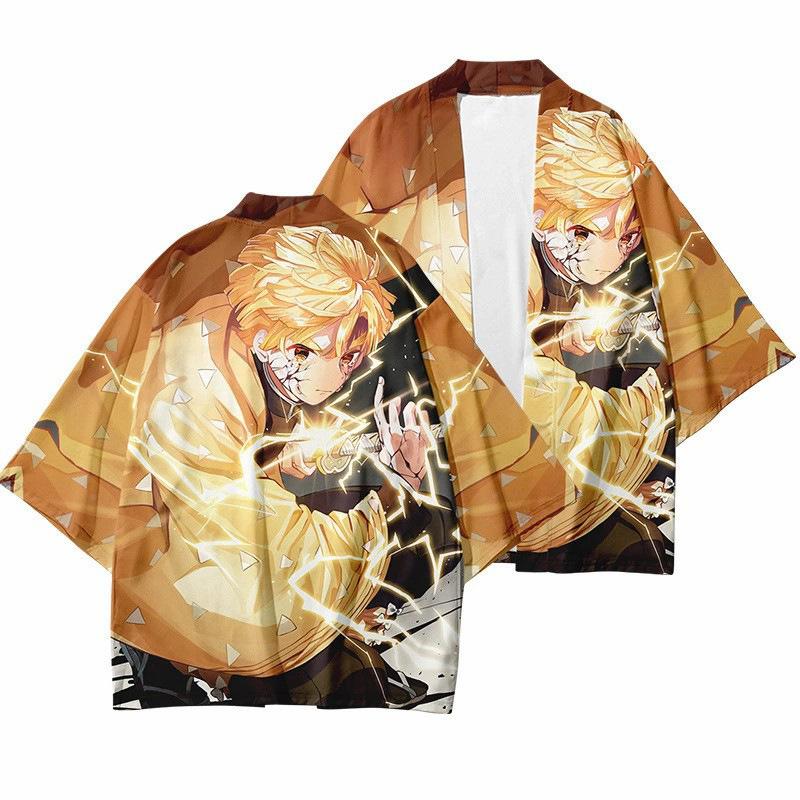 Sun Man Ghost Destroyer Blade Kimono Cloak Couple Casual Jacket 3D Digital Printing Cardigan Sunscreen Clothing