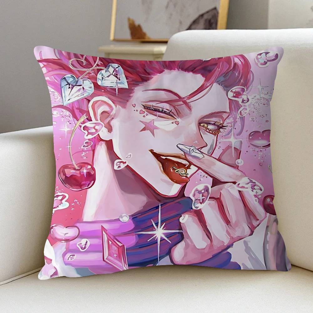 

H-Hisoka Pillow Gift Home Office Decoration Bedroom Sofa Car Cushion Cover Case 45x45 12x12Inch