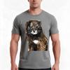 European Mink Watercolor Fieb Tshirt Summer Casual Cotton Tee Oversized Streetwear Tops Vintage Graphic Print 100 Cotton