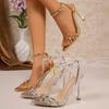2026 Summer Fashion New Stiletto Super High Heel Sandals
