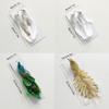 1/2pcs Foam Indoor & Outdoor Use Christmas Tree Ornaments Glitter Artificial Birds Colorful Clip-On with Feathers Christmas Birds