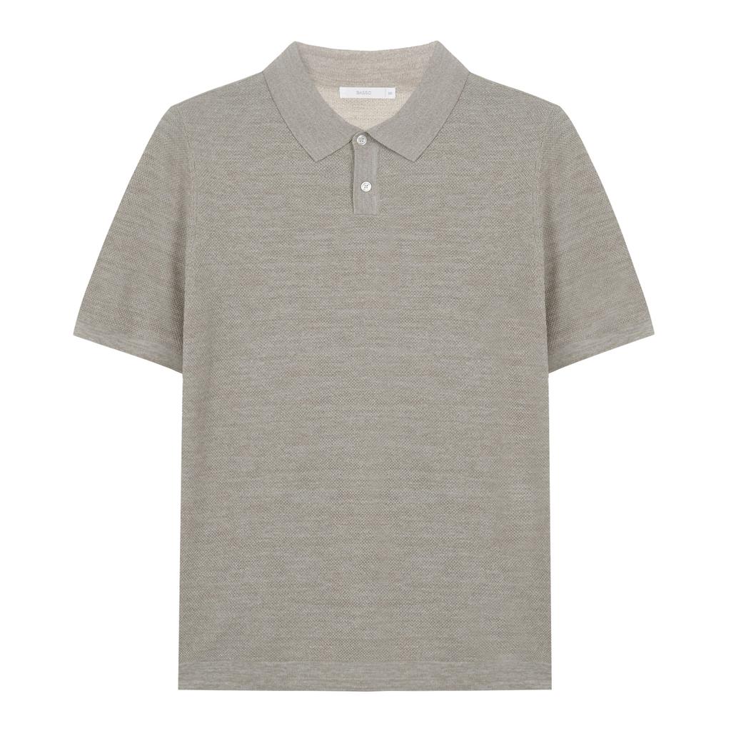 BASSO Modern Airy Summer Short Sleeve Collared Knit (Bsy2Wt10A)