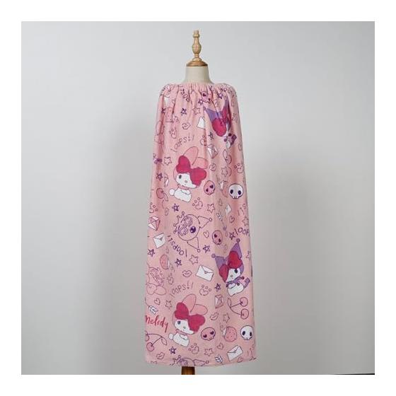 Marushin 100cm length rolled towel Sanrio My Melody Dress Up Pink 3765006800