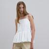 NOEUD Swing Pleats Top (Ivory)