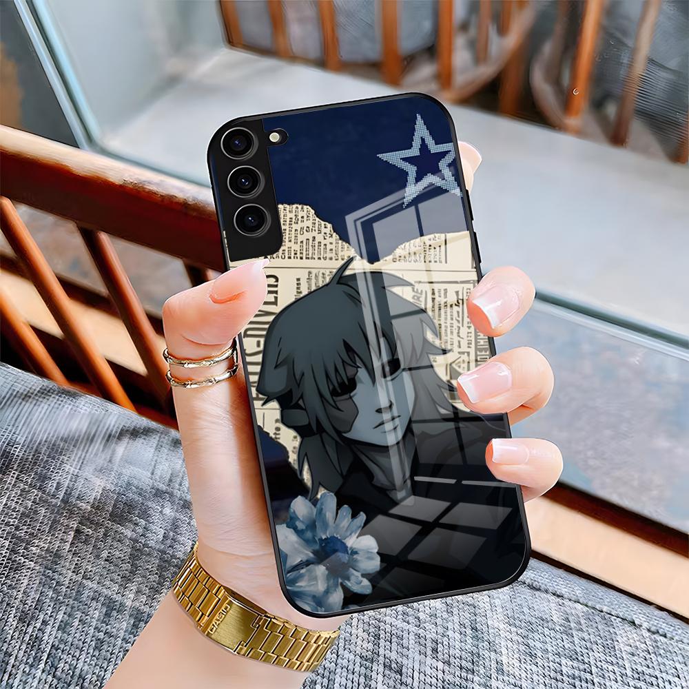 S-Sally Face Game Phone Case For Samsung S26 S25 Plus S20 S20 Plus S22 Ultra S23 FE S21 Plus S21 Ultra Glass Cover