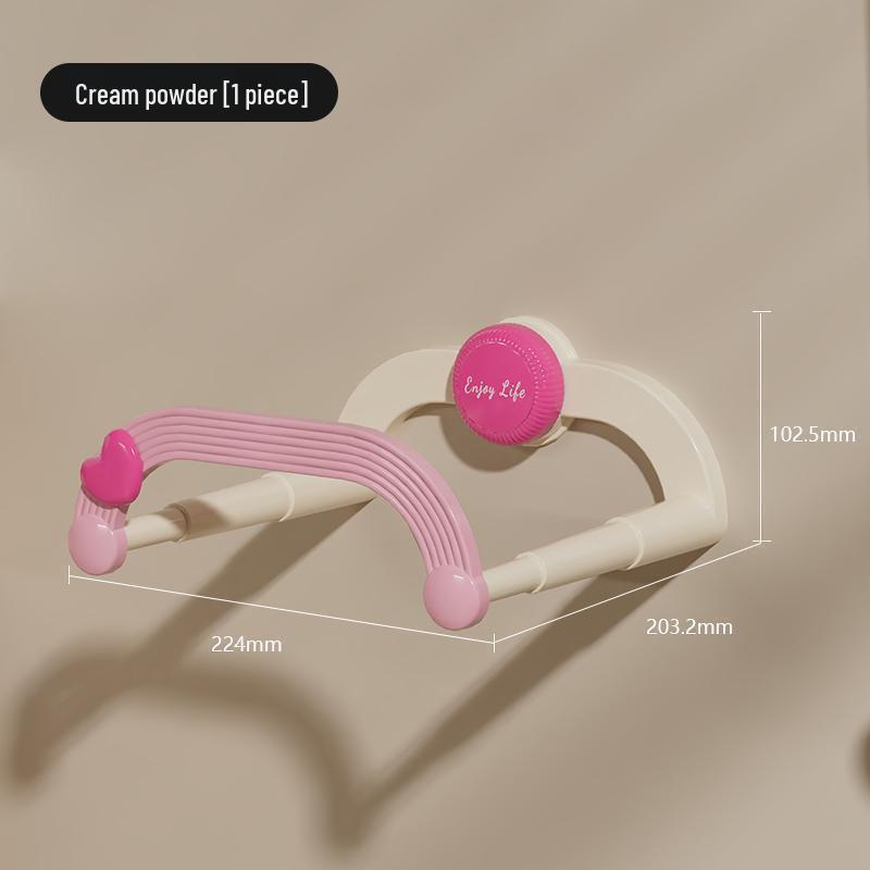 Telescopic Wall-Mounted Suction Cup Washbasin Storage Rack - Punch-Free Bathroom Organizer.