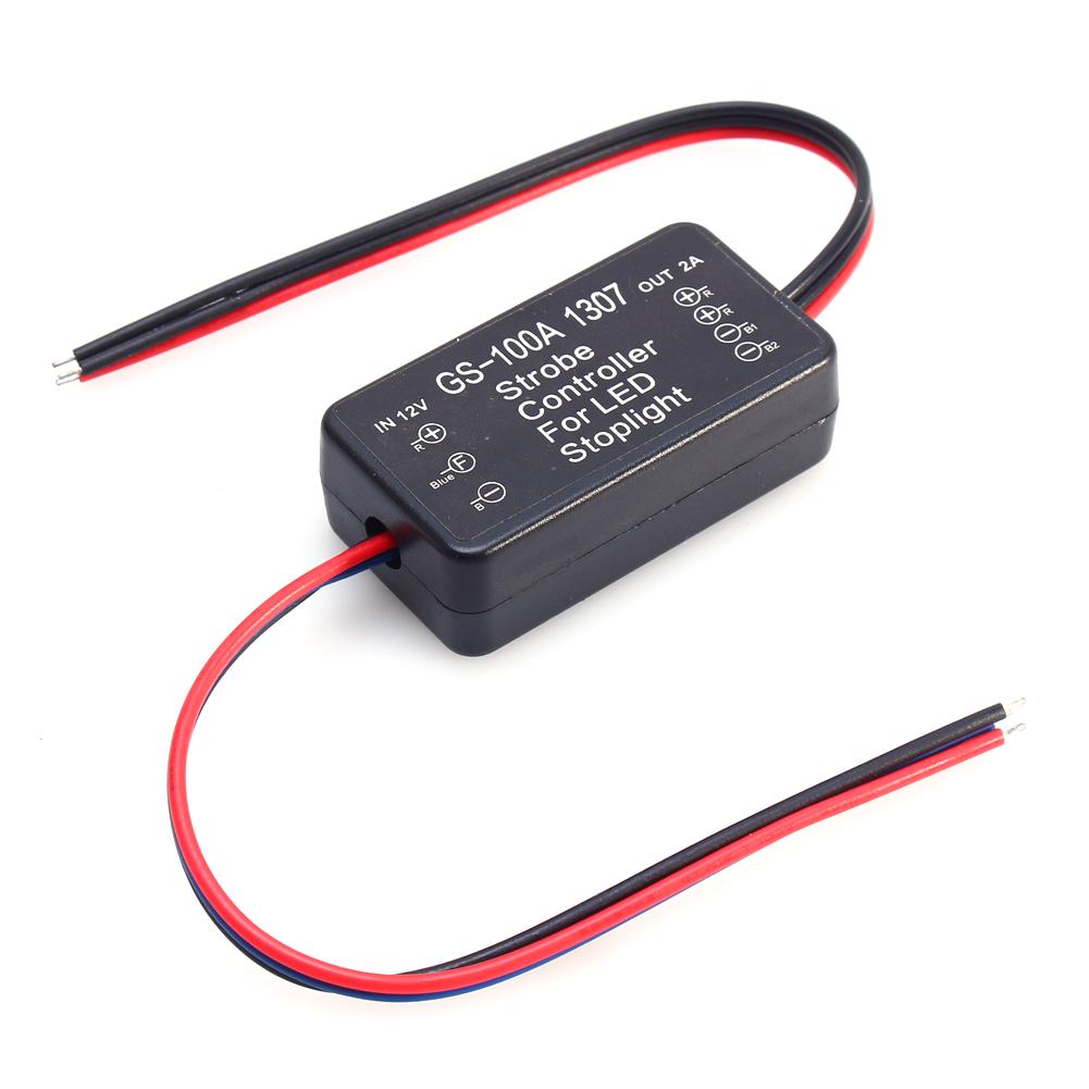 Vehicle Car GS 100A 1307 LED Brake Stop Light Strobe Flash Module Controller AP