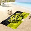 Bold Stripes BVB Emblem beach towel soft beach Outdoor pool towel seaside quickdrying swim towel beach towel Outdoor picnic beach mat printing